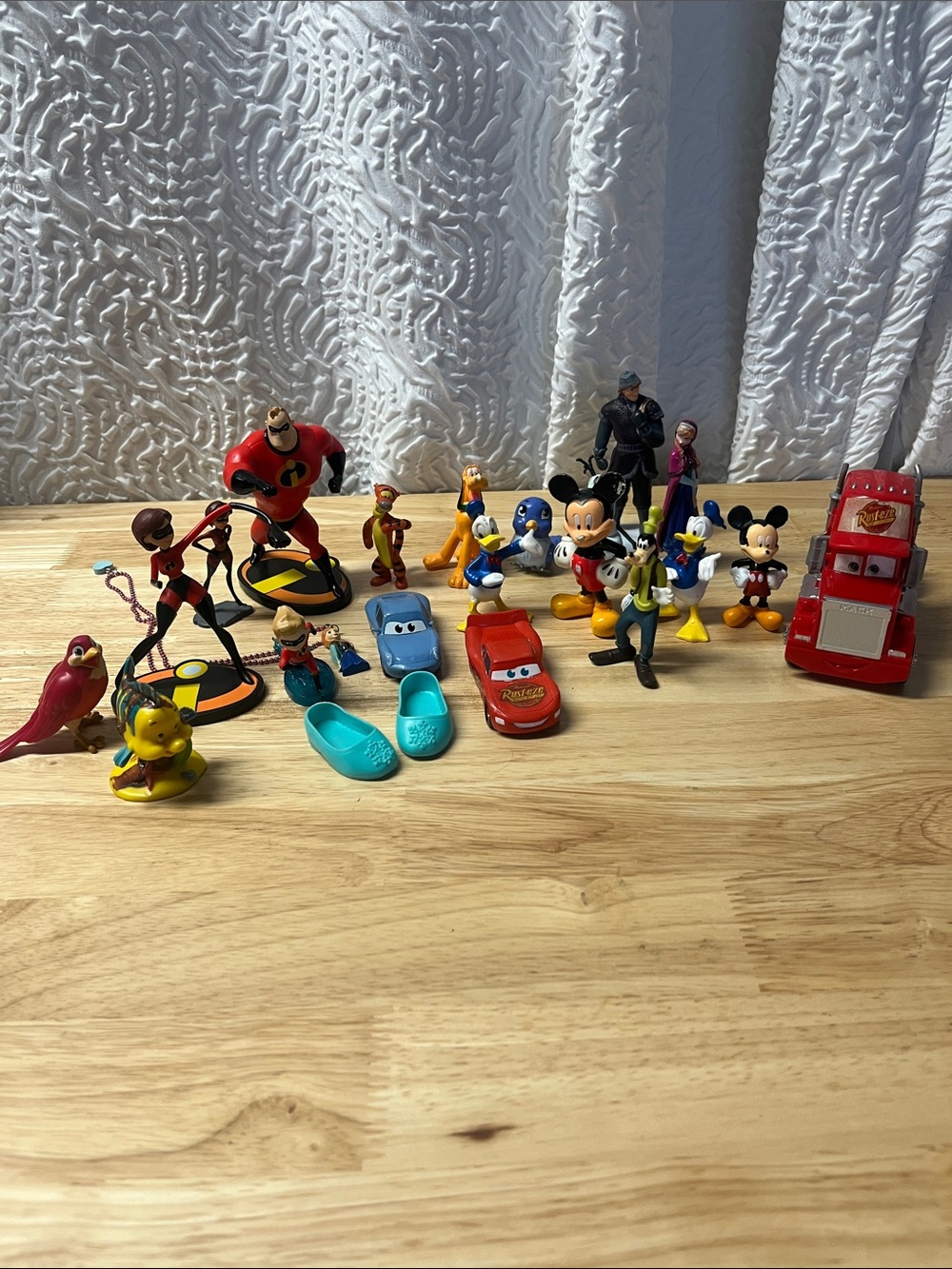 Disney Mixed Character Action Figures & Vehicles - Red, Yellow, Blue, Black